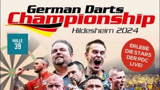 PDC 2024 German Darts Championship Day 1 afternoon session live scoreboard [upl. by Eimarej]