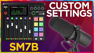 Shure SM7B  Rodecaster Pro II Custom settings amp Setup [upl. by Iral97]