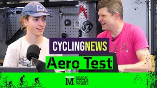 11 Pro bike aero test from Cycling News [upl. by Garrott622]