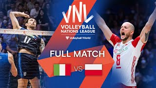 🇮🇹 ITA vs 🇵🇱 POL  Full Match  Final 34  Mens VNL 2022 [upl. by Zusman]