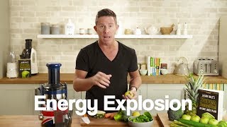 Energy Explosion Jason Vale Juice Recipe [upl. by Ellened]