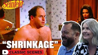 British Family React George Suffers From Shrinkage  The Hamptons  Seinfeld [upl. by Delaryd]