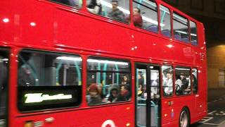 London Bus Route 266 at Hammersmith Bus Station [upl. by Gawen]