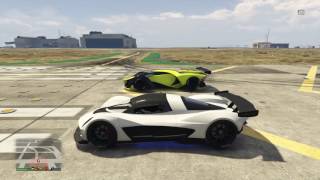 Gta 5 Dewbauchee Vagner vs Grotti X80 Proto [upl. by Lesli]