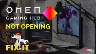 How to fix Omen Gaming Hub not opening [upl. by Llehsyt]