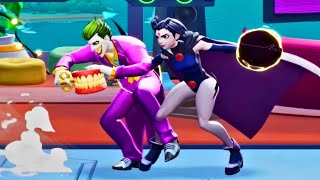 MultiVersus  Raven and The Joker Unique Interactions HD [upl. by Durkee]