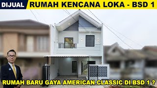 Dijual Cepat Rumah Minimalis Kencana Loka BSD [upl. by Ovid462]