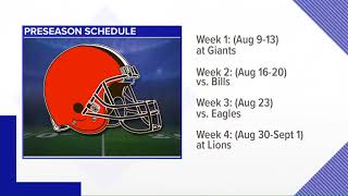 Preseason opponents for Cleveland Browns revealed [upl. by Nrubyar]