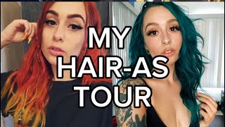 MY HAIR ERAS HAIRAS TOUR [upl. by Narmis]