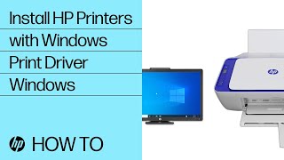 Installing an HP Printer using the Windows Print Driver  HP Printers  HP Support [upl. by Girish559]