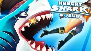 MELHOR TUBARÃO DO MUNDO  Hungry Shark World 51 HSW  NOVO TUBARÃO [upl. by Feetal661]