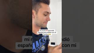 mi novio Canadiense aprendió español para hablar con mi familia🥹❤️ [upl. by Molini]