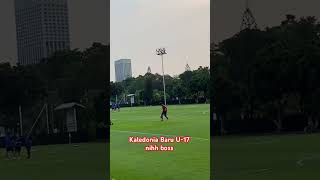 Latihan timnas Kaledonia Baru U17 di Lapangan A Gelora Bung Karno Jakarta 711 [upl. by Ailama]