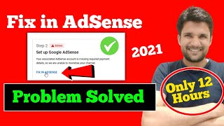 Fix in AdSense  How To Solve Fix in AdSense ✅  your associated AdSense account is missing required [upl. by Soph602]