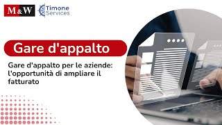 Gare dappalto per le aziende lopportunità di ampliare il fatturato [upl. by Leohcin]