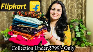 Diwali Special Flipkart Kurta Set Haul Under ₹799 Chikankari Kurta Set Anarkali Kurti Haul [upl. by Enrico444]