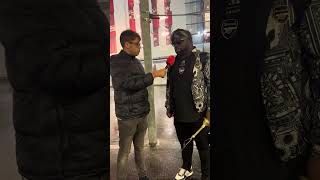 Kelechi AFTV Arsenal 20 PSG reaction fyp foryou tiktok shorts football viralvideo [upl. by Natika]