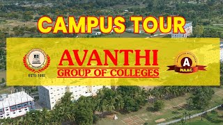 AVANTHI GROUP OF COLLEGES CAMPUS TOUR [upl. by Siderf228]