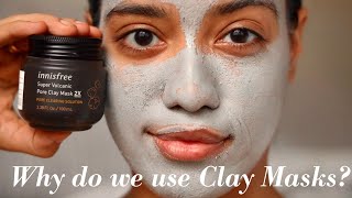 Why do we use Clay Masks ft Innisfree Super Volcanic Pore Clay Mask 2X [upl. by Udela]