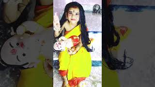 Aigiri Nandini 😋 song durgapuja shortsfeed [upl. by Anaes]