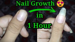 How to grow nails in 1 Hour  How to Grow Nails Fast  How to Grow nails in 1 Day [upl. by Werra]