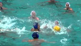 Water polo sibling rivalry Harvard vs USAFA 25OCT2015 Harrison brother highlights [upl. by Amzaj]