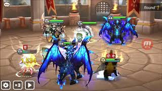 Summoners War  Guild War Ares VS Req Eternity [upl. by Eimiaj]