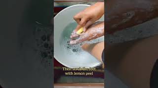 Pedicure at home diypedicureathome short youtubeshorts [upl. by Idahs]