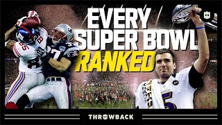 Ranking Every Super Bowl From WORST to BEST [upl. by Niasuh]