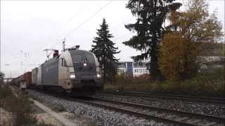 Pausenloser Güterverkehr in Burgfarrnbach  Rail4Chem Metrans Roland WLC uvm am 21112013 [upl. by Nadabus]