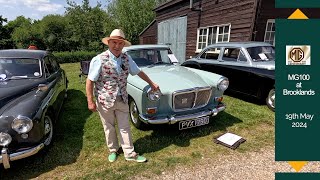 MG100 Centenary at Brooklands Ray and his 1966 MG Magnette [upl. by Suirred463]