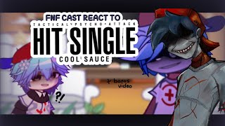 FNF cast react to Vs yourself  bonus vid  FNF SINGLE HIT MOD  My au [upl. by Nonarb]