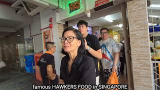 hawkers food in singapore [upl. by Ichabod]