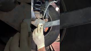 Caster Adjustment broken car cars carasmr automobile diy jeep mechanic repair [upl. by Ettennad]