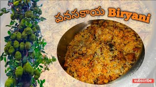 పనసకాయ బిర్యానీ  Raw Jackfruit Biryani  Panasakaya Biryani In Telugu  Shruthi Vlogs [upl. by Strohl]