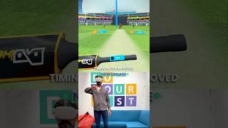 IMPROVE batting in VR CRICKET with NEW TIMING METER cricket vrcricket youtubeshorts [upl. by Suedaht]