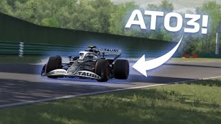 The NEW AlphaTauri AT03 On Track in Assetto Corsa [upl. by Lakim]