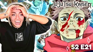 ITADORIS REVENGE  Jujutsu Kaisen Season 2 Episode 21 Reaction [upl. by Lamdin]