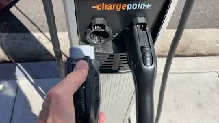 Chargepoint ev charger handle clips break [upl. by Nivlak741]