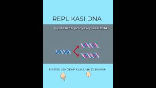 3 HIPOTESIS REPLIKASI DNA KONSERVATIF SEMIKONSERVATIF DISPERSIF biologi [upl. by Mendel]