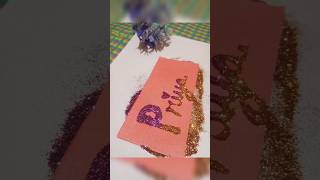 How to write calligraphy🍄art diycalligraphy nameartsworld calligraphy love drawing [upl. by Leber]