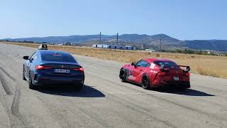 BMW M440i vs Toyota Supra MK5 [upl. by Noryk]