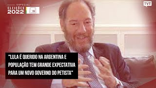 quotLula é querido na Argentina e população tem grande expectativa para um novo governo do petistaquot [upl. by Phail]