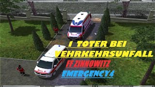 1 Toter bei Verkehrsunfall FF Zinnowitz Mod Emergerncy 4 [upl. by Ahserkal]