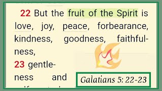 FRUIT OF THE HOLY SPIRIT by Sis Marites Cargo [upl. by Jeniffer]