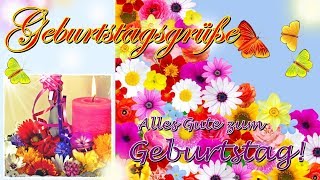 Geburtstagslied Geburtstagsgrüße  Alles Gute zum Geburtstag  coole schöne Geburtstagsvideos [upl. by Ayahsal351]