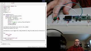 Paul McWhorter Pico W Lesson 83 Interrupts with Debouncing [upl. by Jablon]