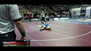 Brooke vs Lebanon MSHSAA State Wrestling Tournament 2022 [upl. by Eile587]