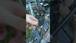 Tightening brake cable on Yamaha Blaster [upl. by Holle]