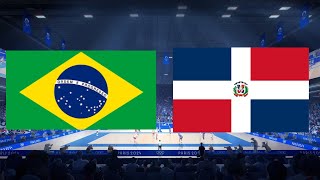 BRASIL X REPÚBLICA DOMININCANA QUARTAS VÔLEI FEMININO OLIMPÍADAS 2024 SELEÇÃO FEMININA DE VÔLEI [upl. by Matthia]